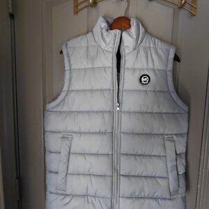 NWT Michael Kors Women's Gray Puffer Vest